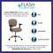 Flash Furniture Mesh Task Chair, 17-1/4" to 21", Fixed Arms, Coffee Brown H-2376-F-COF-ARMS-GG - alternate 5